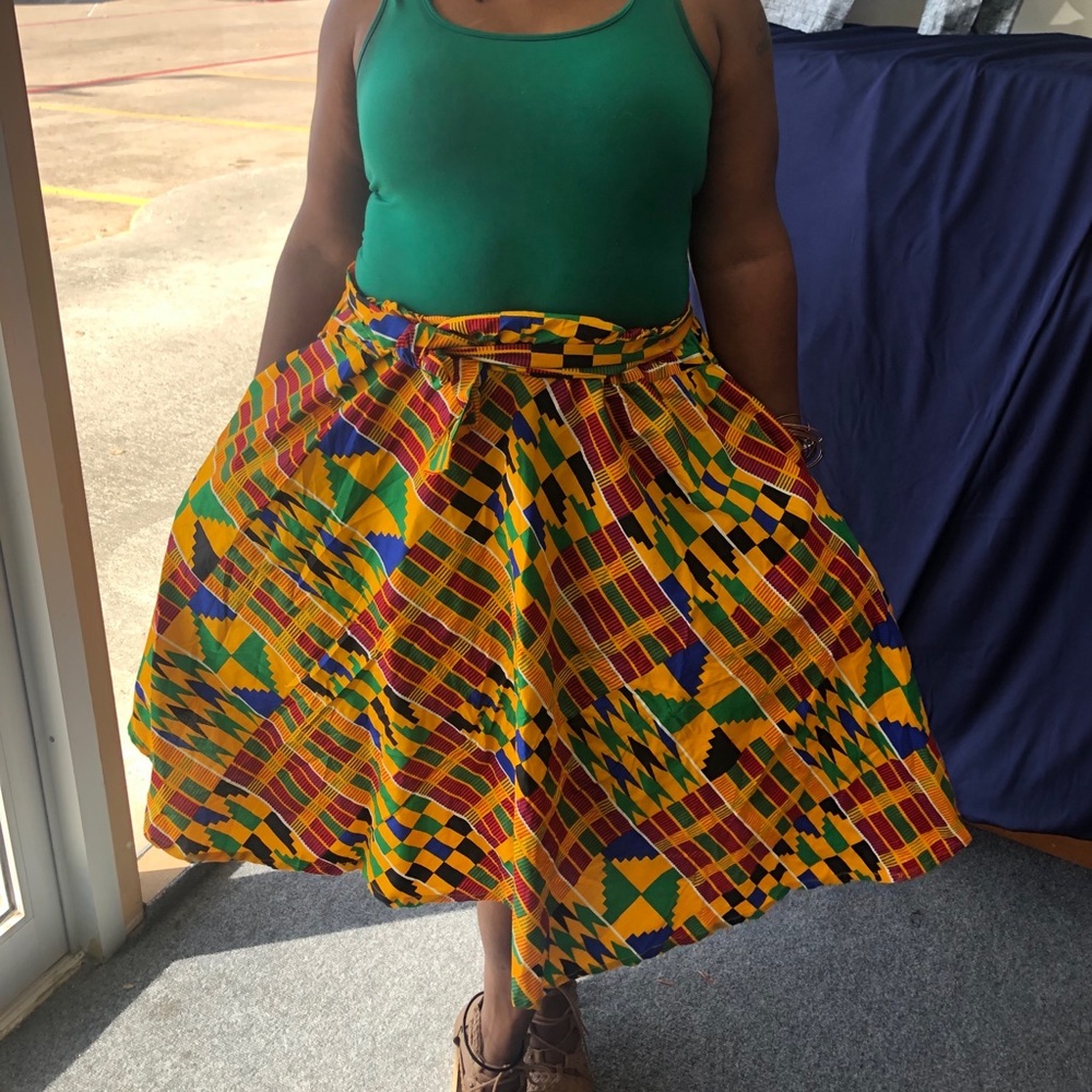 African Ankara women skirt
